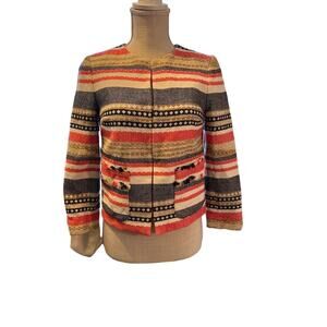 The‎ Limited XS striped Jacket Blazer Collarless
